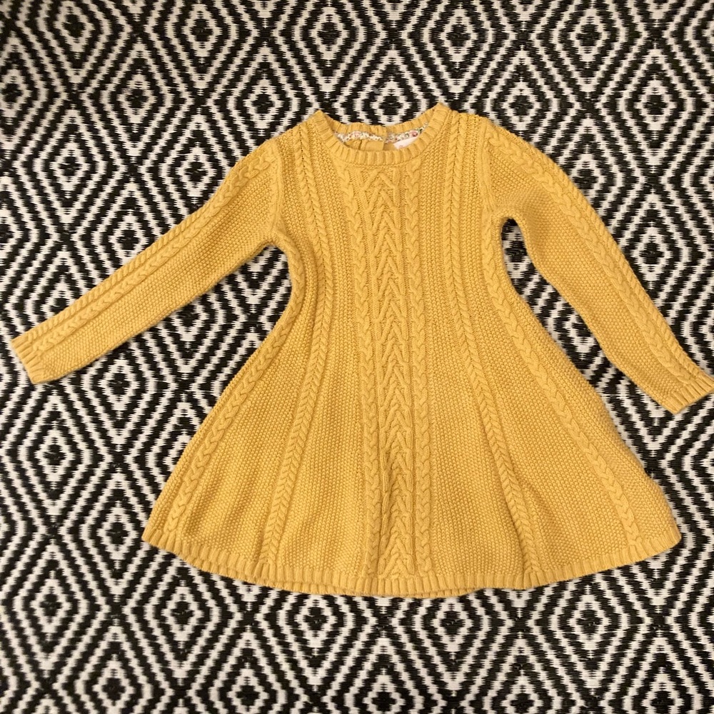 Tommy Bahama Beautiful yellow butter mustard sweater dress